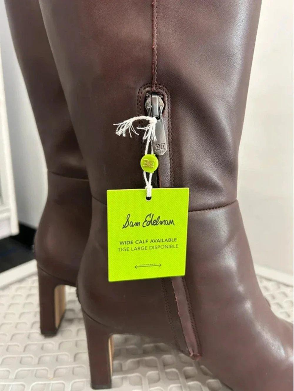 Sam Edelman Sylvia Knee High Boot Spiced Pecan 8W